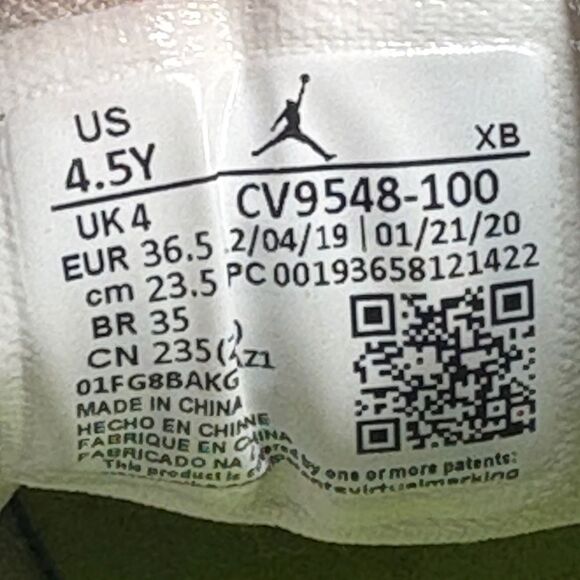 Nike Air Jordan 1 Low Multicolor Kids/Youth 4.5Y / Women’s 6 Sneakers - Picture 9 of 9